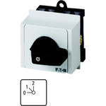 Eaton, 1P 3 Position 45° Multi Step Cam Switch, 690V (Volts), 20A, Short Thumb Grip Actuator
