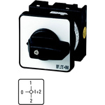 Eaton, 2P 4 Position 90° Multi Step Cam Switch, 690V (Volts), 20A, Short Thumb Grip Actuator