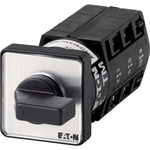 Eaton, 3P 3 Position 60° Changeover Cam Switch, 500V (Volts), 10A, Short Thumb Grip Actuator