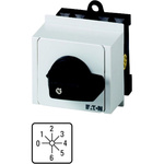 Eaton, 1P 7 Position 45° Multi Step Cam Switch, 690V (Volts), 20A, Toggle Actuator