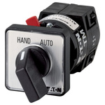 Eaton, 1P 2 Position 60° Changeover Cam Switch, 500V (Volts), 10A, Short Thumb Grip Actuator
