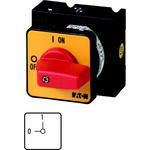 Eaton, 1P 2 Position 90° On-Off Cam Switch, 690V (Volts), 32A, Rotary Actuator