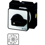 Eaton, 1P 6 Position 45° Multi Step Cam Switch, 690V (Volts), 32A, Short Thumb Grip Actuator