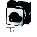 Eaton, 3P 2 Position 45° Motor Reversing Cam Switch, 690V (Volts), 32A, Short Thumb Grip Actuator