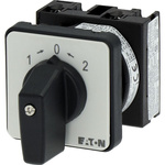 Eaton, 1P 3 Position 45° Changeover Cam Switch, 690V (Volts), 20A, Short Thumb Grip Actuator