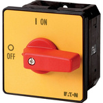 Eaton, 1P 2 Position 90° On-Off Cam Switch, 690V (Volts), 100A, Short Thumb Grip Actuator