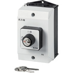 Eaton, 2P 2 Position 90° On-Off Cam Switch, 690V (Volts), 20A, Key Actuator