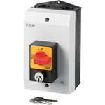 Eaton, 3P 2 Position 90° On-Off Cam Switch, 690V (Volts), 32A, Short Thumb Grip Actuator