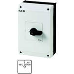 Eaton, 4P 3 Position 45° Changeover Cam Switch, 690V (Volts), 63A, Short Thumb Grip Actuator