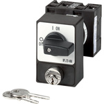 Eaton, 3P 2 Position 90° On-Off Cam Switch, 690V (Volts), 32A, Short Thumb Grip Actuator