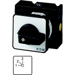 Eaton, 1P 3 Position 45° Multi Step Cam Switch, 690V (Volts), 32A, Toggle Actuator
