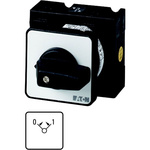 Eaton, 1P 2 Position 45° On-Off Cam Switch, 690V (Volts), 20A, Toggle Actuator