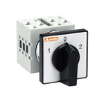Lovato 3 Position 60° Dahlander Motor Control Cam Switch, 40A, Short Black Handle Actuator