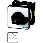 Eaton, 4P 4 Position 45° On-Off Cam Switch, 690V (Volts), 20A, Toggle Actuator