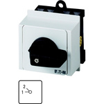 Eaton, 3P 2 Position 45° Multi Step Cam Switch, 690V (Volts), 20A, Toggle Actuator