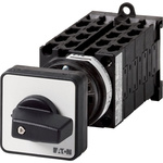 Eaton, 8P 3 Position 90° Changeover Cam Switch, 690V (Volts), 20A, Short Thumb Grip Actuator