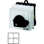 Eaton, 2P 4 Position 90° Multi Step Cam Switch, 690V (Volts), 20A, Short Thumb Grip Actuator