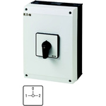 Eaton, 4P 3 Position 90° Changeover Cam Switch, 690V (Volts), 100A, Short Thumb Grip Actuator