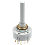 Lorlin, 12 Position SPST Rotary Switch, 150 mA @ 250 V ac, Solder Tab