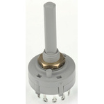 Lorlin, 12 Position SPST Rotary Switch, 150 mA @ 250 V ac, Solder Tab