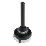 Lorlin, 12 Position SPST Rotary Switch, 150 mA @ 250 V ac, Through Hole