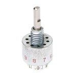 C & K, 5 Position SPST Rotary Switch, 250 mA, Solder