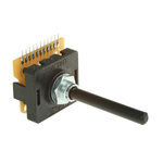 APEM, 10 Position SP10T Rotary Switch, 500 mA @ 250 V ac, Through Hole