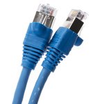 1711094-1 | COMMSCOPE Cat6 Cable, Plug to Plug, U/UTP Shield, Blue LSZH Sheath, 1m