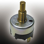 Nidec Components SRF, 3 Position Rotary Switch, 6 A, Solder
