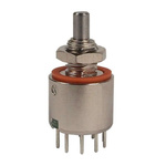 Elma MR50, 12 Position Rotary Selector Switch, 200 mA, PCB Pin