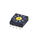 NIDEC COPAL ELECTRONICS GMBH SC-2000, 10 Position, BCD Rotary Switch, 100 mA, Gull Wing