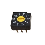 NIDEC COPAL ELECTRONICS GMBH SD-2000, 10 Position, BCD Rotary Switch, 100 mA, Pin