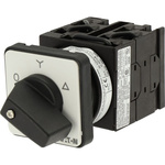Eaton, 3P 3 Position 60° Star Delta Cam Switch, 690V (Volts), 20A, Short Thumb Grip Actuator