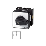 Eaton, 1P 2 Position 90° Changeover Cam Switch, 690V (Volts), 20A, Short Thumb Grip Actuator