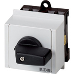 Eaton, 4P 2 Position 90° On-Off Cam Switch, 690V (Volts), 20A, Short Thumb Grip Actuator