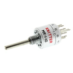 KNITTER-SWITCH, 10 Position SP10T Rotary Switch, 500 mA @ 24 V dc, Solder