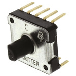 KNITTER-SWITCH, 9 Position SP9T Rotary Switch, 100 mA @ 5 V dc, Through Hole