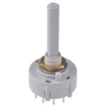 Lorlin, 12 Position SPST Rotary Switch, 150 mA, Solder