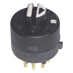 Lorlin, 4 Position SP4T Rotary Switch, 500 mA, PCB Pin