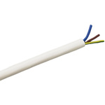 RS PRO 3 Core High Temperature Power Cable, 1.5 mm², 20 A, 25m, White Silicone Sheath, 450 V
