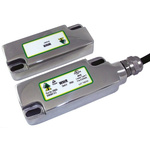 IDEM WMR Series Magnetic Non-Contact Safety Switch, 250V ac, 316 Stainless Steel Housing, 2NC, M12