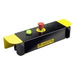 Banner 1 Button Safety Two Hand Control Switch, Black, Yellow, STB Series