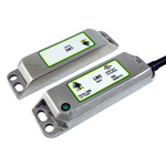 IDEM LMC Series Magnetic Non-Contact Safety Switch, 24V dc, 316 Stainless Steel Housing, 2NC, 5m Cable