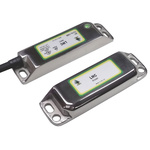 IDEM LMC Series Magnetic Non-Contact Safety Switch, 24V dc, 316 Stainless Steel Housing, 2NC, M12
