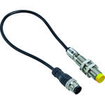 Sick IME2S Series Non-Flush Inductive Non-Contact Safety Switch, 24V dc, Nickel Plated Brass Housing, 2NO, M12