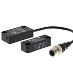 Omron D40A-G9SX-NS Series Electronic Detection Non-Contact Safety Switch, 24V dc, Plastic Housing, 1NO, M12