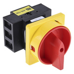 RS PRO 3P Pole Panel Mount Isolator Switch - 32A Maximum Current, 11kW Power Rating, IP65