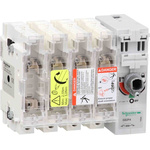 Schneider Electric Fuse Switch Disconnector, 4 Pole, 50A Max Current, 50A Fuse Current