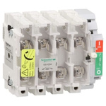 Schneider Electric Fuse Switch Disconnector, 4 Pole, 63A Max Current, 63A Fuse Current