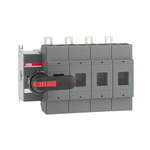 ABB Fuse Switch Disconnector, 4 Pole, 400A Fuse Current